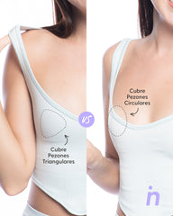 Kit Cubre pezones  Sin Adhesivo + Triangular | Nipskin®