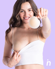 PLUS-Bare it All Nipple Covers - Cubre Pezones Circulares de Silicona Reutilizables