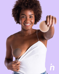 PLUS-Bare it All Nipple Covers - Cubre Pezones Circulares de Silicona Reutilizables