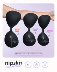 Kit Brasier Adhesivo de Silicona, Keep Me Close + Cinta Doble Faz - Nipskin®