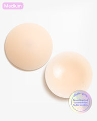 M-Bare it All Nipple Covers- Cubre Pezones Circulares de Silicona Reutilizables Medium