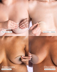 PLUS-Bare it All Nipple Covers - Cubre Pezones Circulares de Silicona Reutilizables