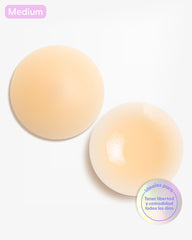 M-Bare it All Nipple Covers- Cubre Pezones Circulares de Silicona Reutilizables Medium