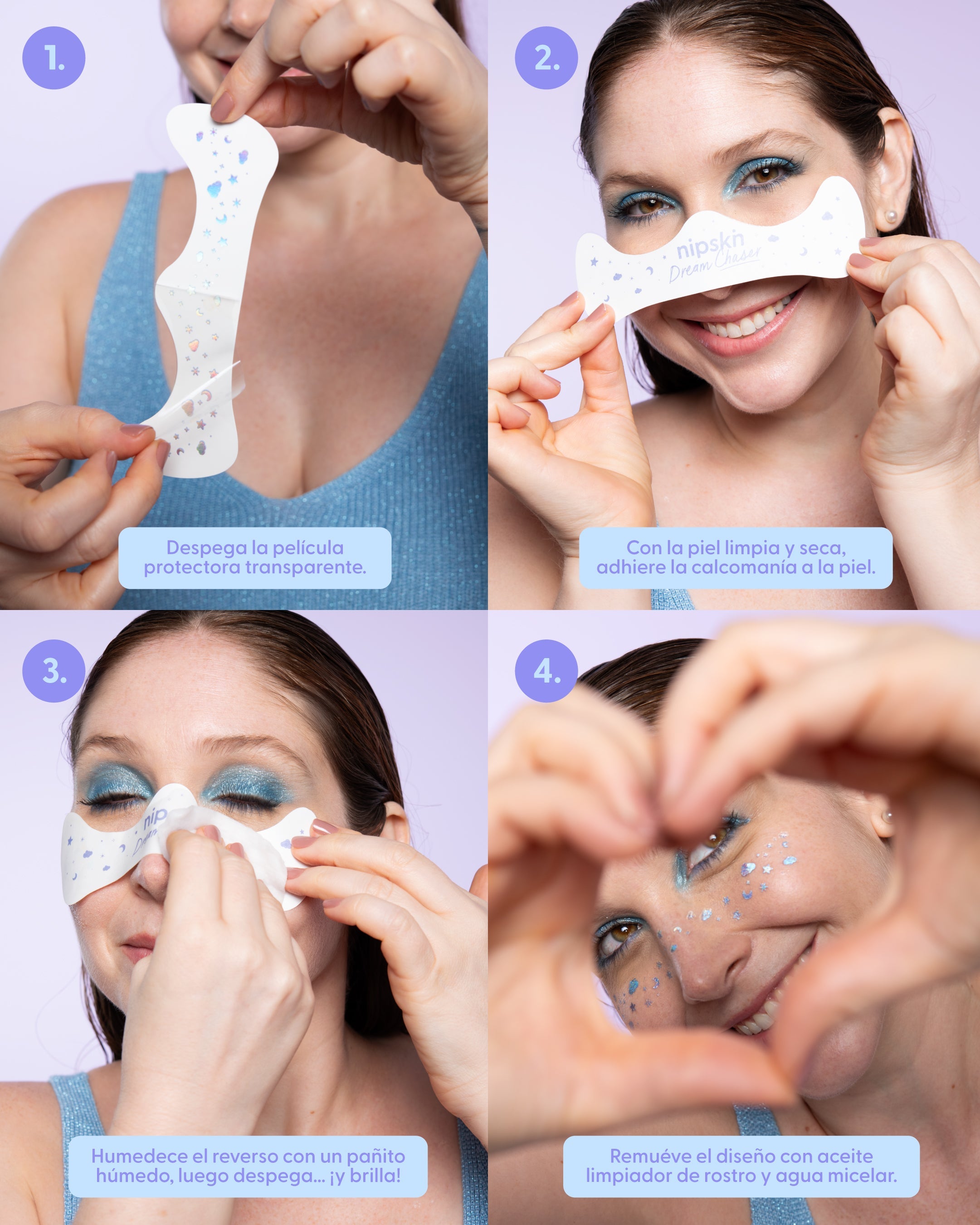 Calcomanías Holográficas para Rostro y Cuerpo, Dream Chaser – Nipskin®