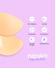 Kit Cubre pezones  Sin Adhesivo + Cubre pezones Senos Pequeños | Nipskin®