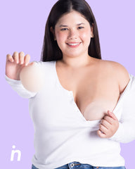 PLUS-Bare it All Nipple Covers - Cubre Pezones Circulares de Silicona Reutilizables