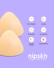 Kit Cubre pezones  Sin Adhesivo + Triangular | Nipskin®