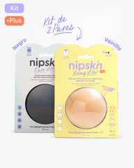 Kit Cubre pezones  Sin Adhesivo + Cubre pezón Negro | Nipskin®