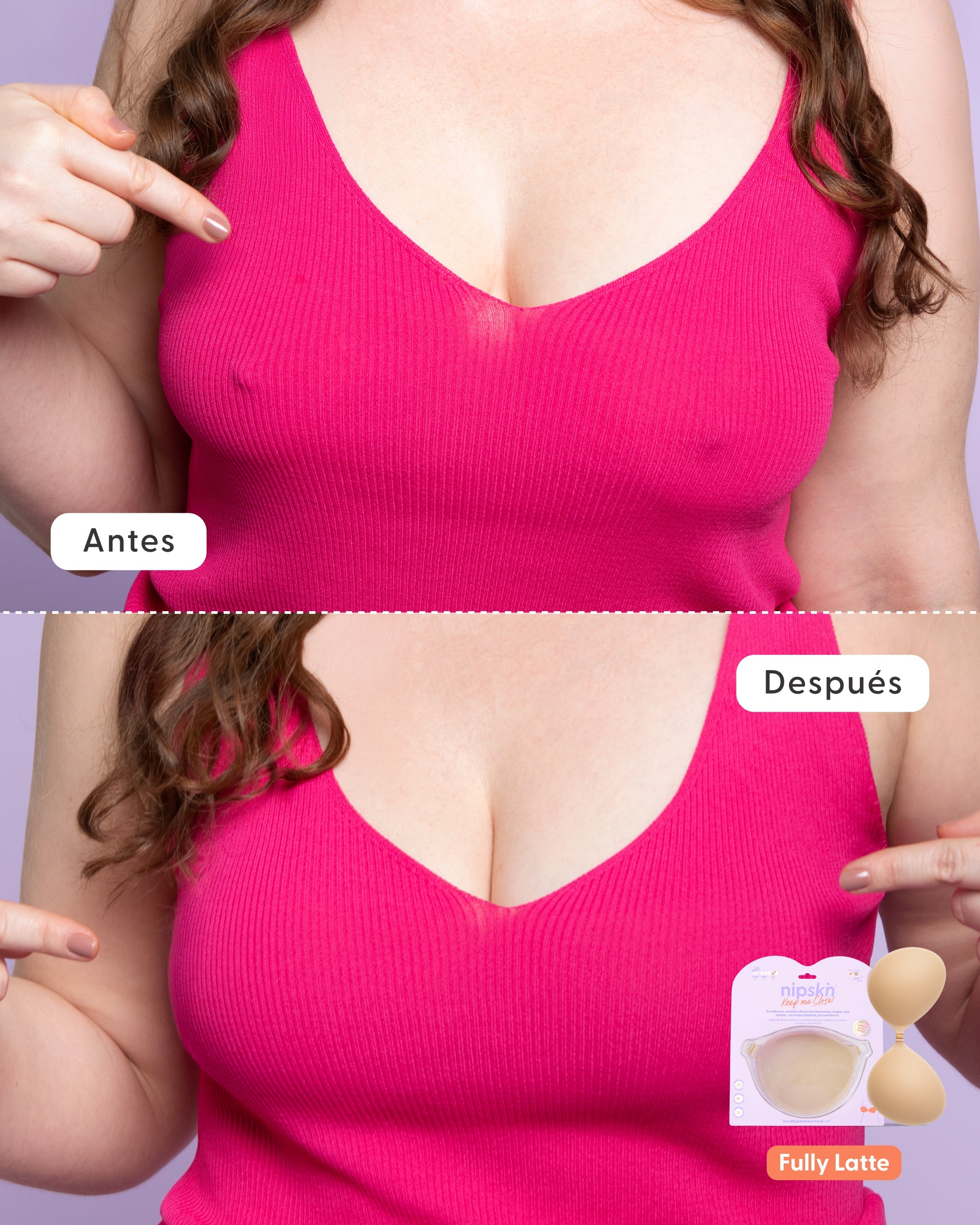 Brasier Invisible Adhesivo de Silicona, Keep Me Close - Nipskin®