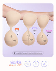 Brasier Invisible Adhesivo de Silicona, Keep Me Close - Nipskin®