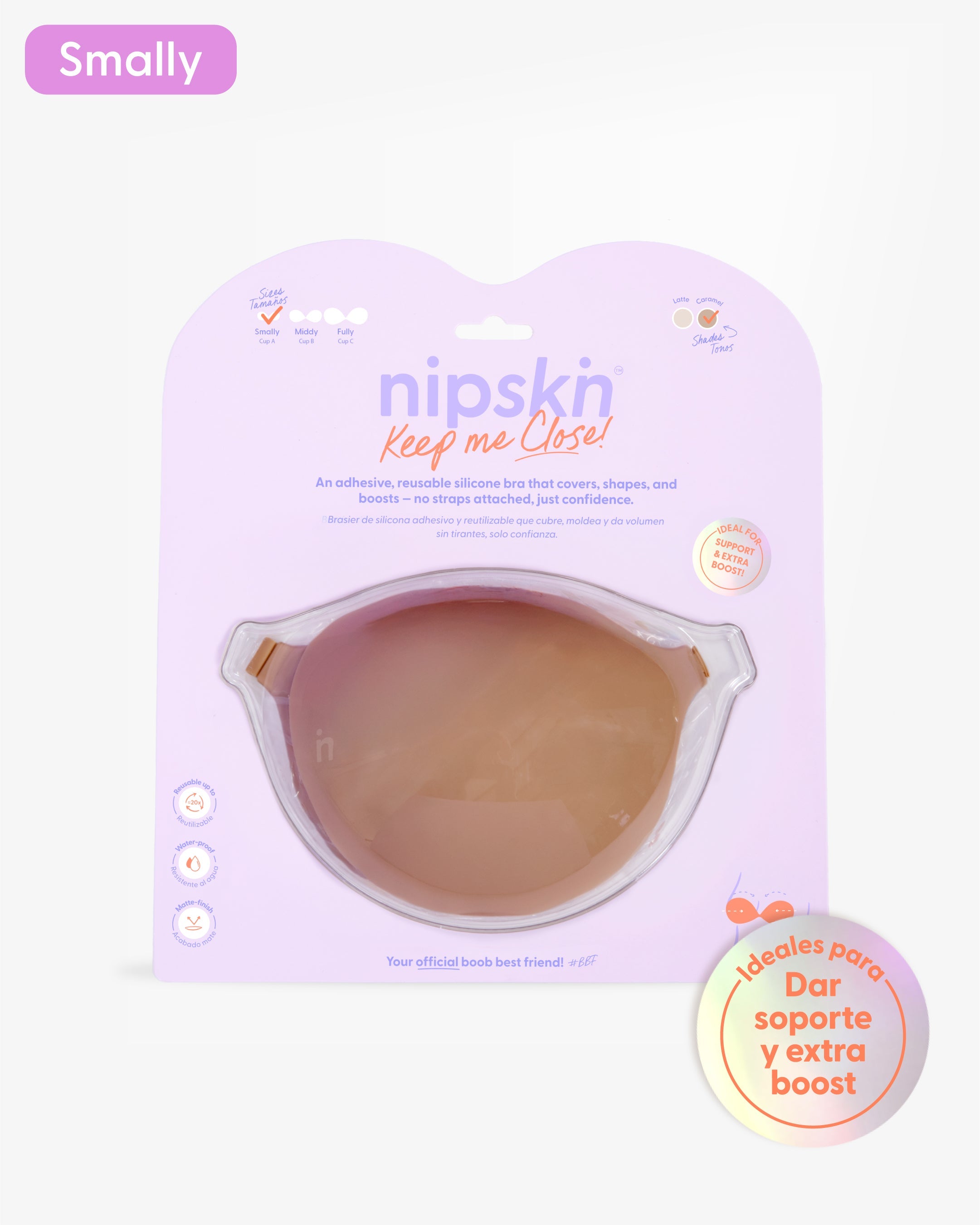 Brasier Invisible Adhesivo de Silicona, Keep Me Close - Nipskin®