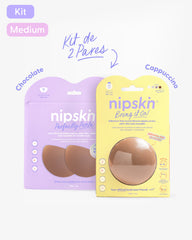 Kit Cubre pezones  Sin Adhesivo + Cubre pezones Senos Pequeños | Nipskin®
