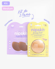 Kit Cubre pezones  Sin Adhesivo + Cubre pezones Senos Pequeños | Nipskin®