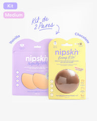 Kit Cubre pezones  Sin Adhesivo + Cubre pezones Senos Pequeños | Nipskin®