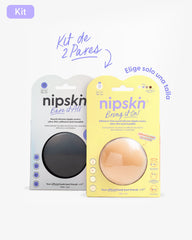 Kit Cubre pezones  Sin Adhesivo + Cubre pezón Negro | Nipskin®