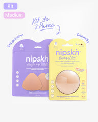 Kit Cubre pezones  Sin Adhesivo + Triangular | Nipskin®