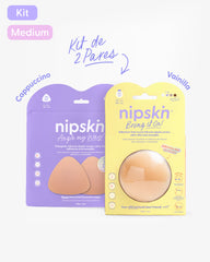 Kit Cubre pezones  Sin Adhesivo + Triangular | Nipskin®