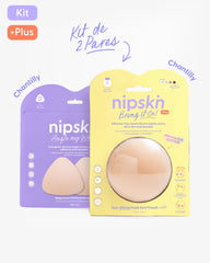 Kit Cubre pezones  Sin Adhesivo + Triangular | Nipskin®