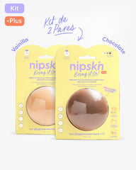 Kit x2 Cubre pezones  Sin Adhesivo Reutilizables, Bring It On | Nipskin®