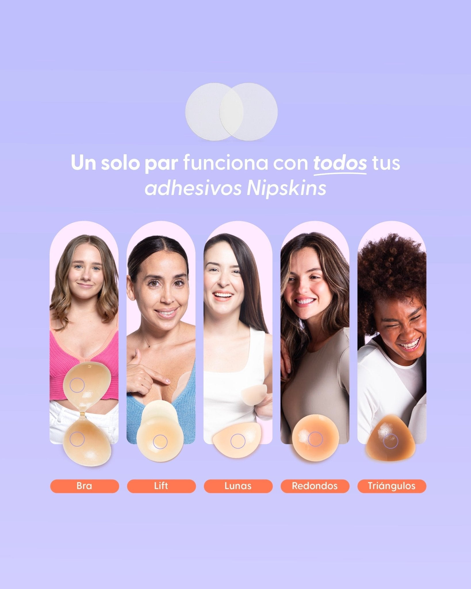 Aisladores de Adhesivo para pezones - Nipskin® - Nipskin CR