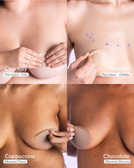 Bare it All Nipple Covers PLUS - Cubre Pezones Circulares de Silicona Reutilizables - Nipskin