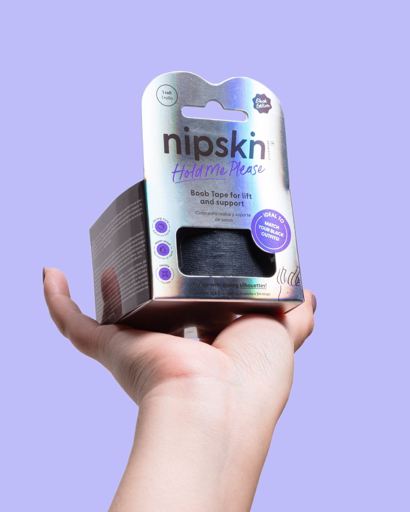 Black Edition Hold Me Please - Boob Tape Medium - Nipskin CR