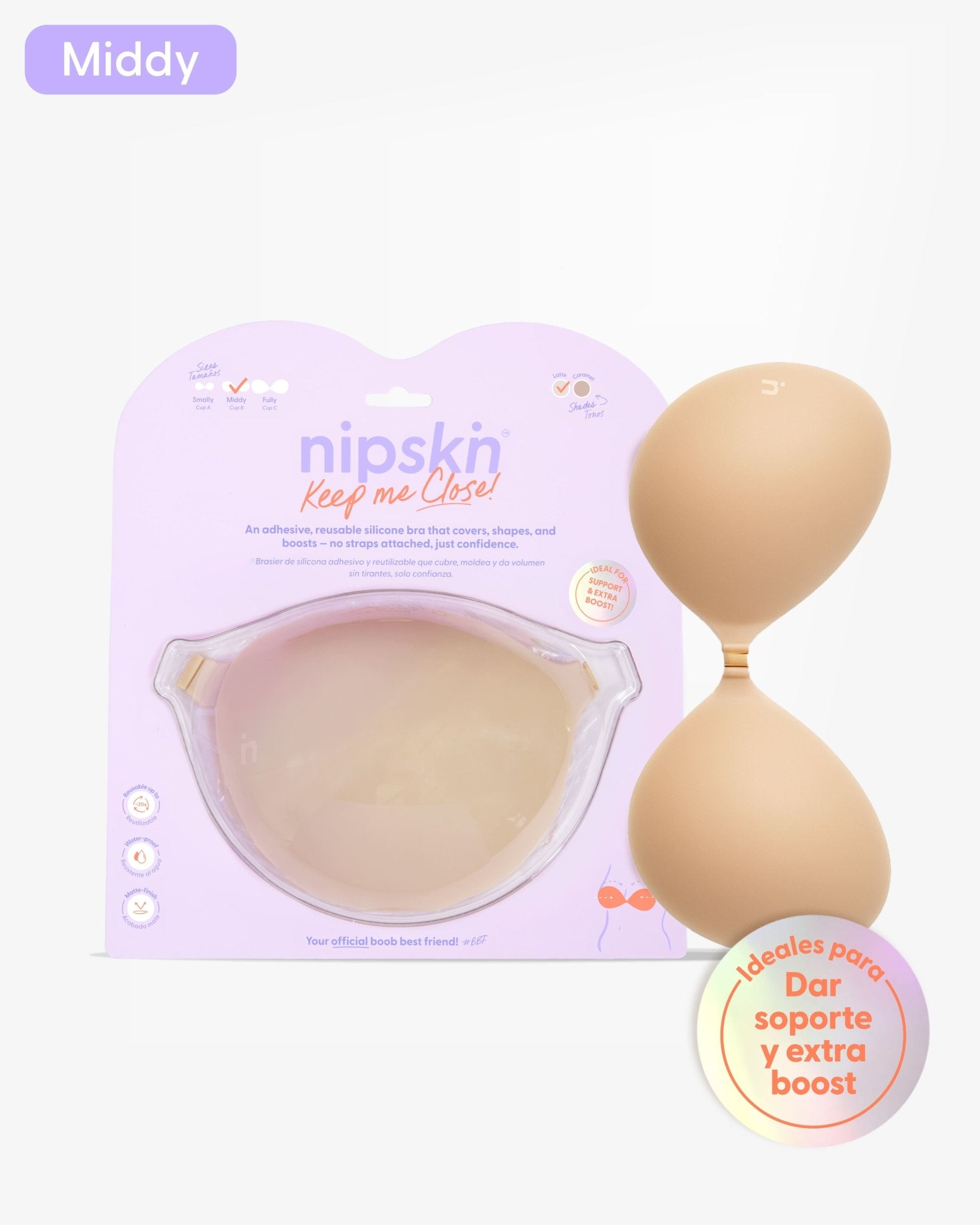 Brasier Invisible Adhesivo de Silicona, Keep Me Close - Nipskin® - Nipskin CR