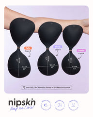 Brasier Invisible Adhesivo de Silicona Negro más Estuche - Nipskin® - Nipskin CR