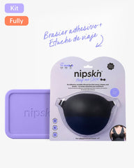 Brasier Invisible Adhesivo de Silicona Negro más Estuche - Nipskin® - Nipskin CR