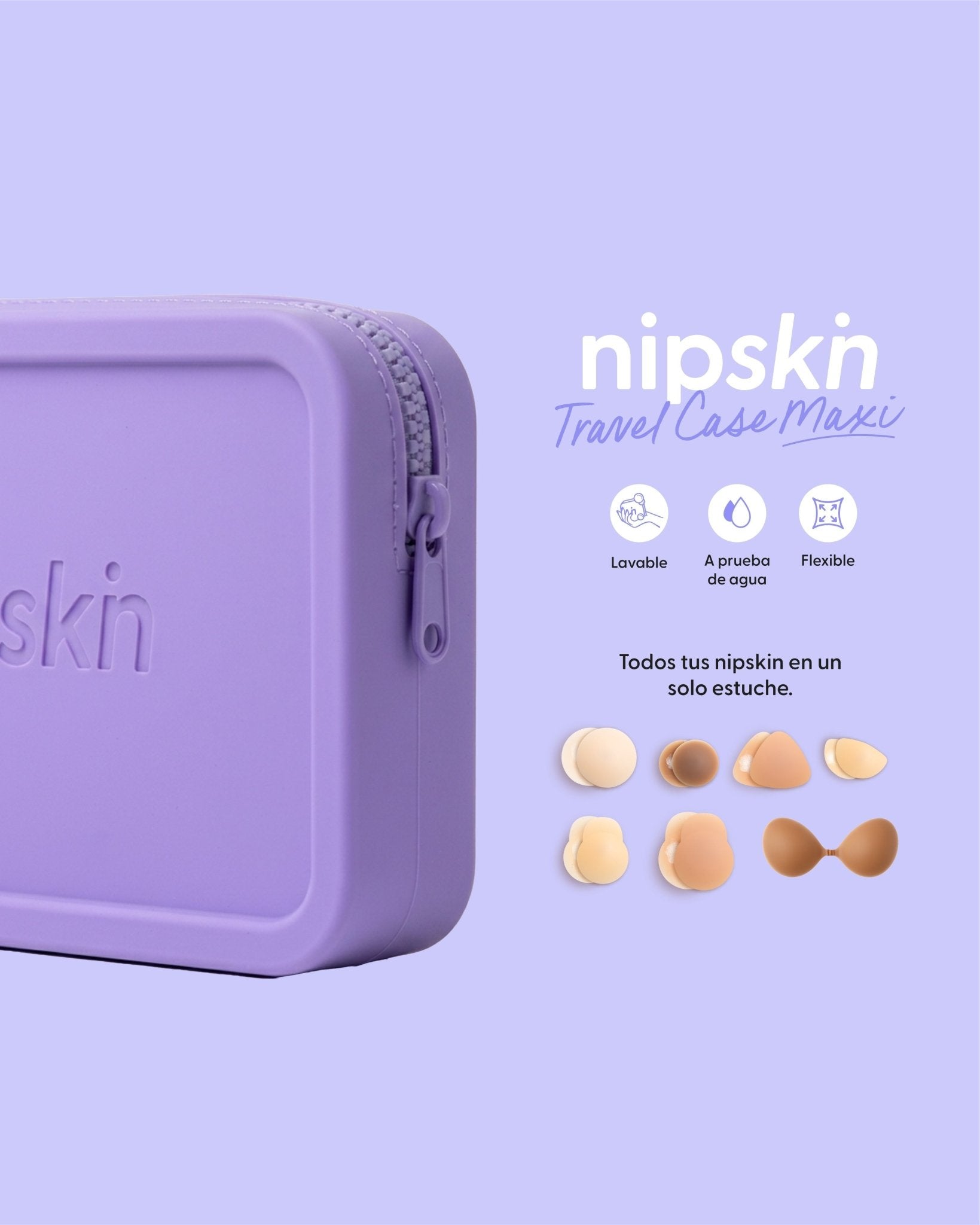 Brasier Invisible Adhesivo de Silicona Negro más Estuche - Nipskin® - Nipskin CR