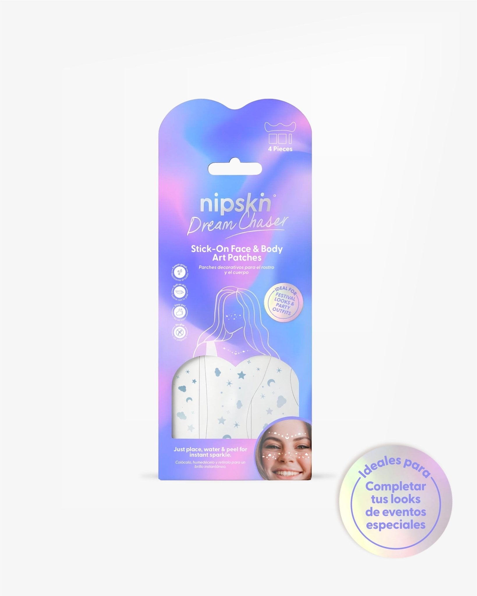 Calcomanías Holográficas para Rostro y Cuerpo, Dream Chaser – Nipskin® - Nipskin CR