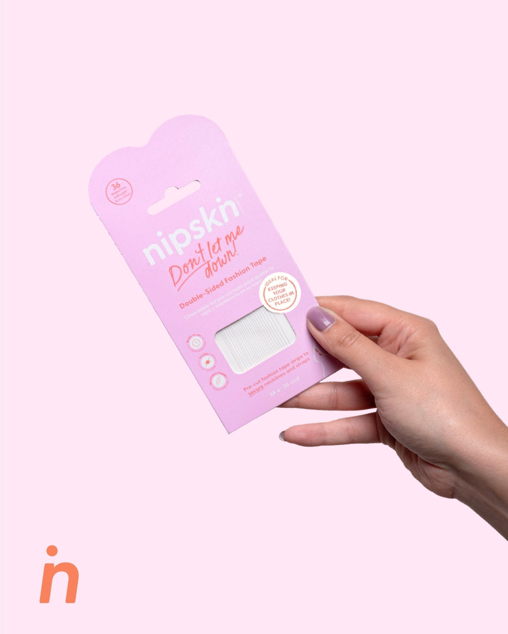 Cinta Doble faz para Ropa x2 unidades - Nipskin® - Nipskin CR