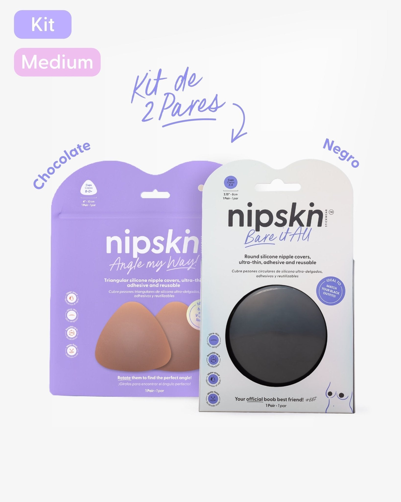 Cubre Pezones Adhesivos x2 - Nipskin® - Nipskin CR