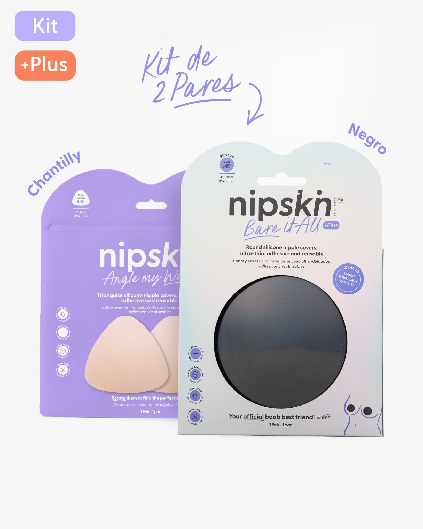 Cubre Pezones Adhesivos x2 - Nipskin® - Nipskin CR