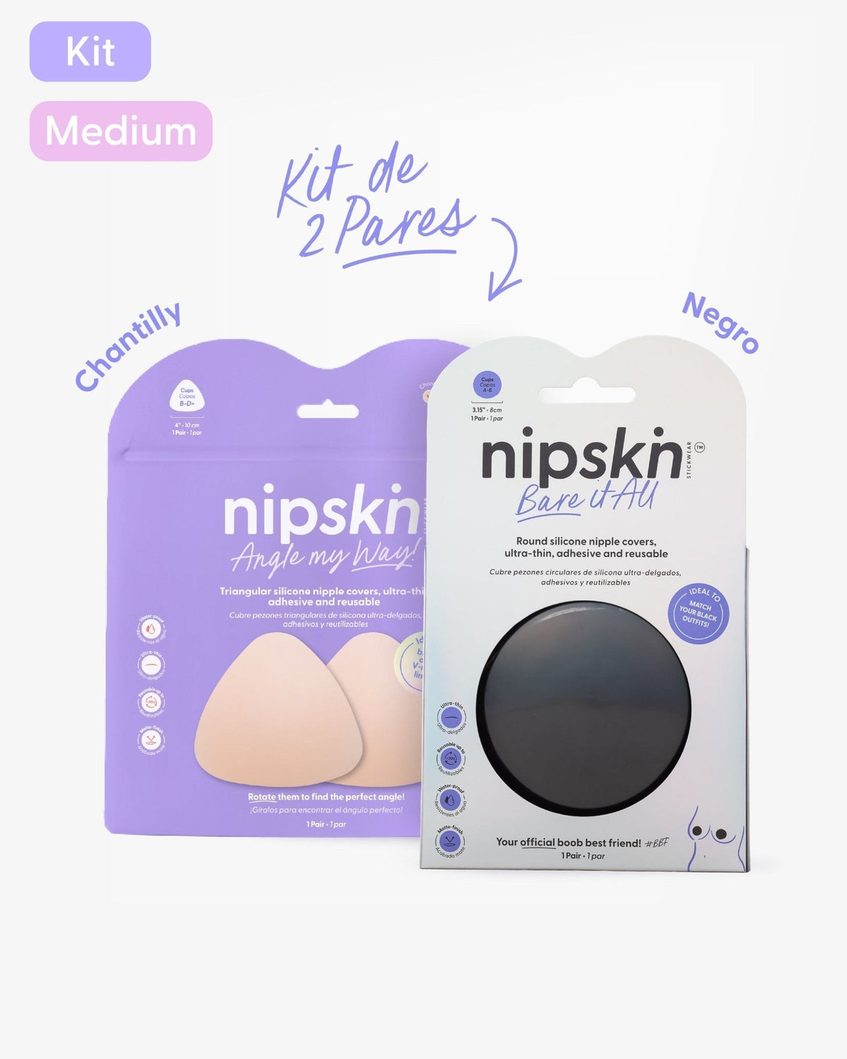 Cubre Pezones Adhesivos x2 - Nipskin® - Nipskin CR