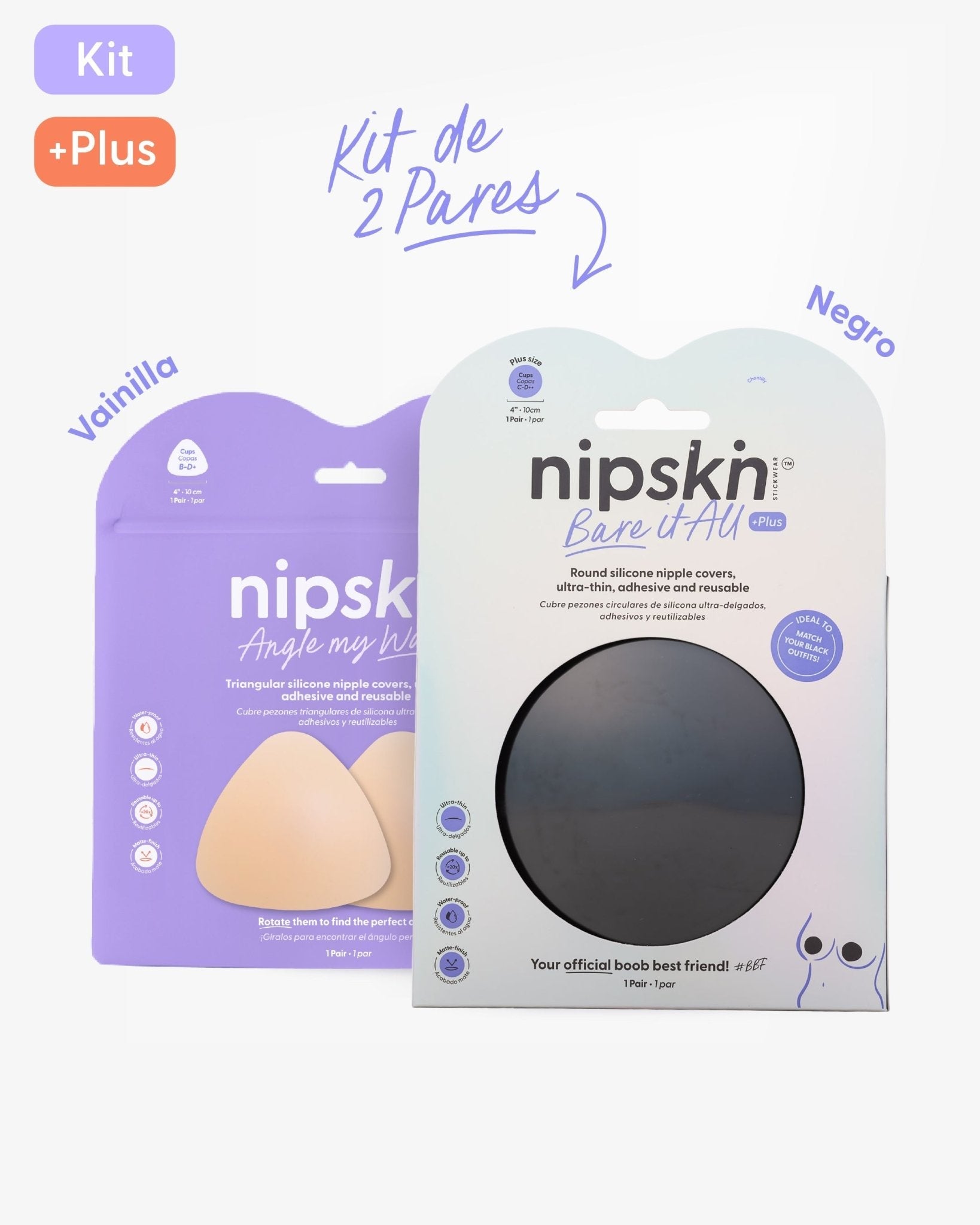 Cubre Pezones Adhesivos x2 - Nipskin® - Nipskin CR