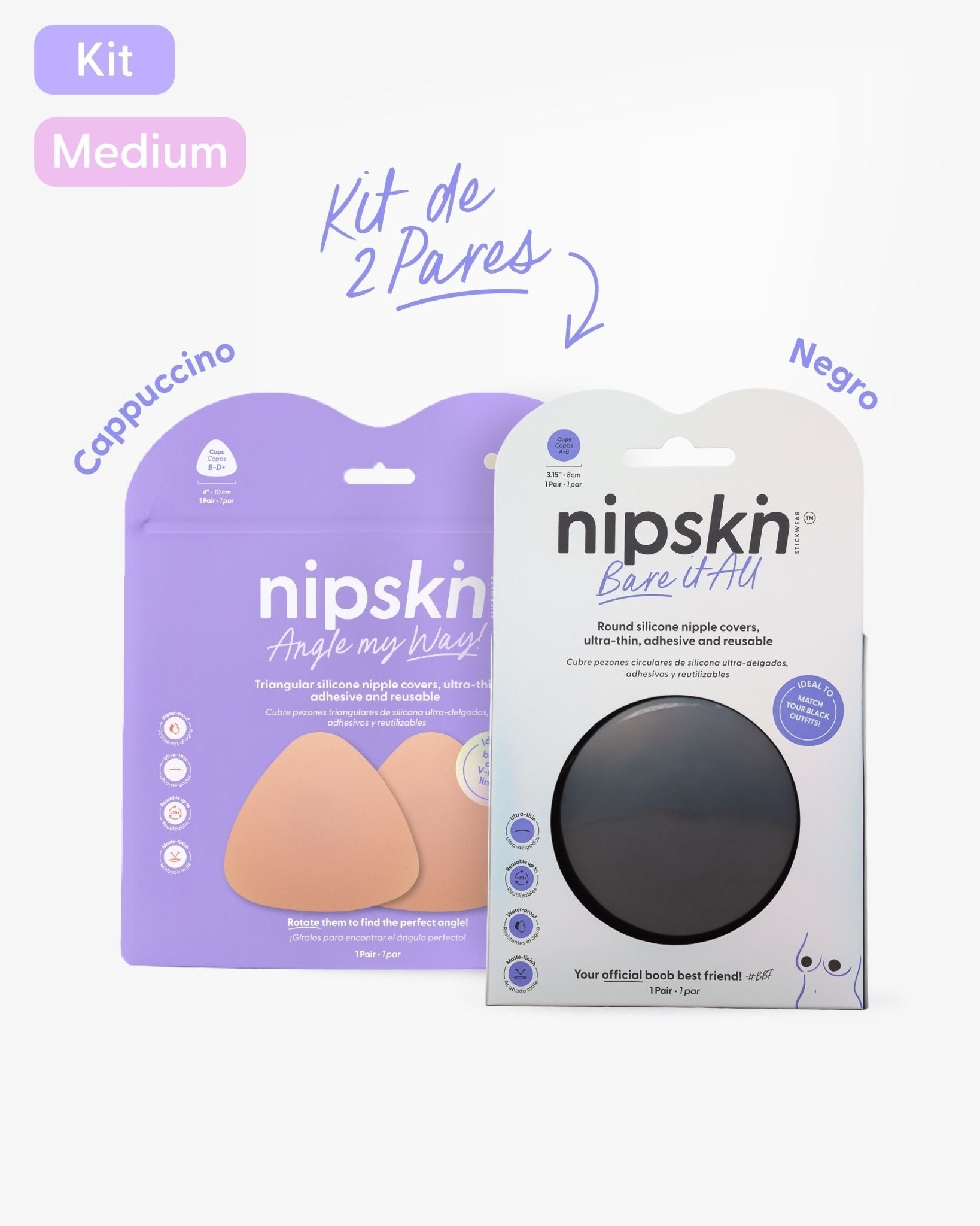 Cubre Pezones Adhesivos x2 - Nipskin® - Nipskin CR