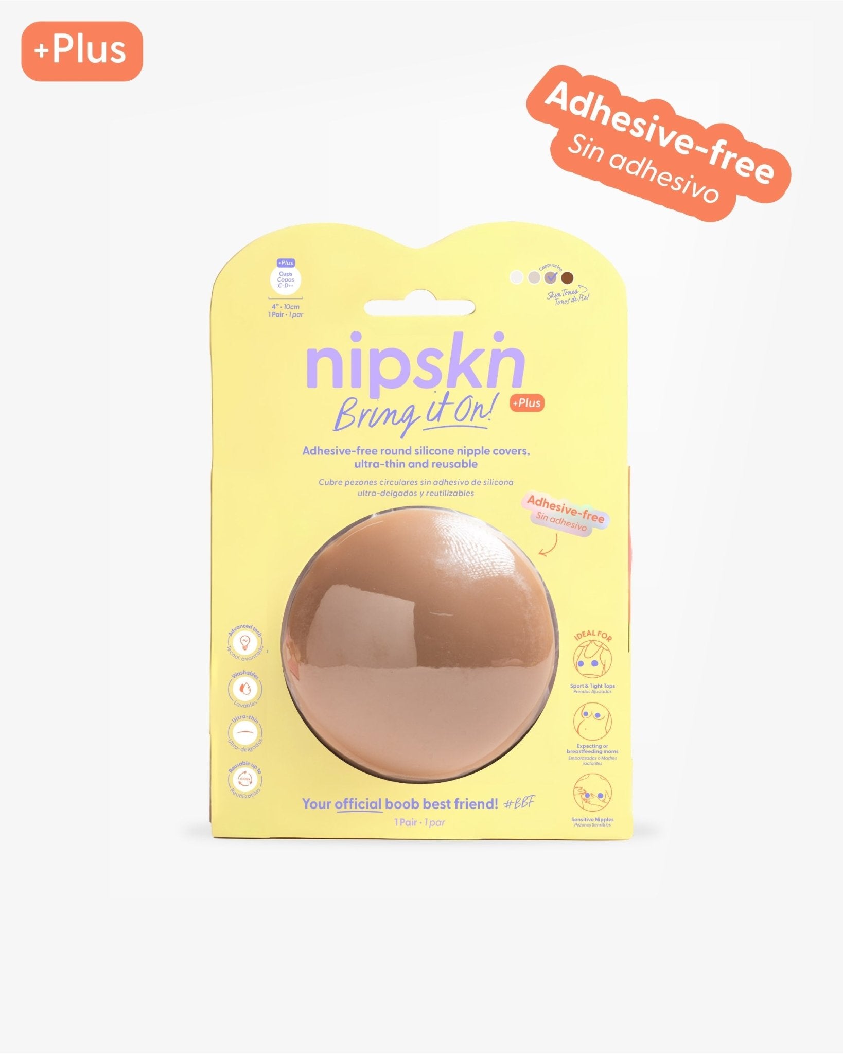 Cubre pezones Sin Adhesivo Reutilizables, Bring It On | Nipskin® - Nipskin CR