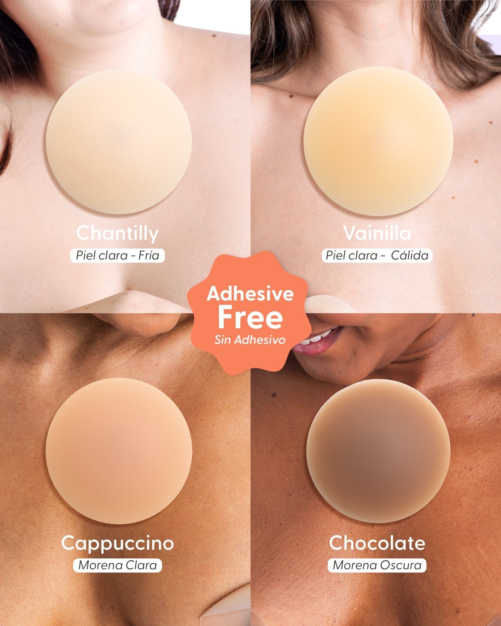 Cubre pezones Sin Adhesivo Reutilizables, Bring It On | Nipskin® - Nipskin CR