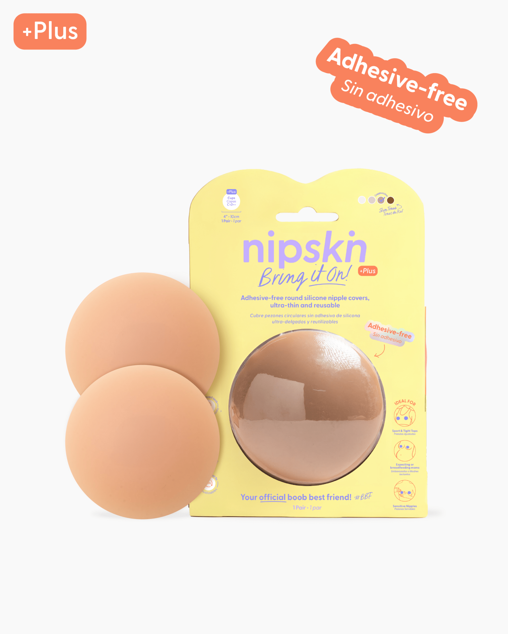 Cubre pezones Sin Adhesivo Reutilizables, Bring It On | Nipskin® - Nipskin CR