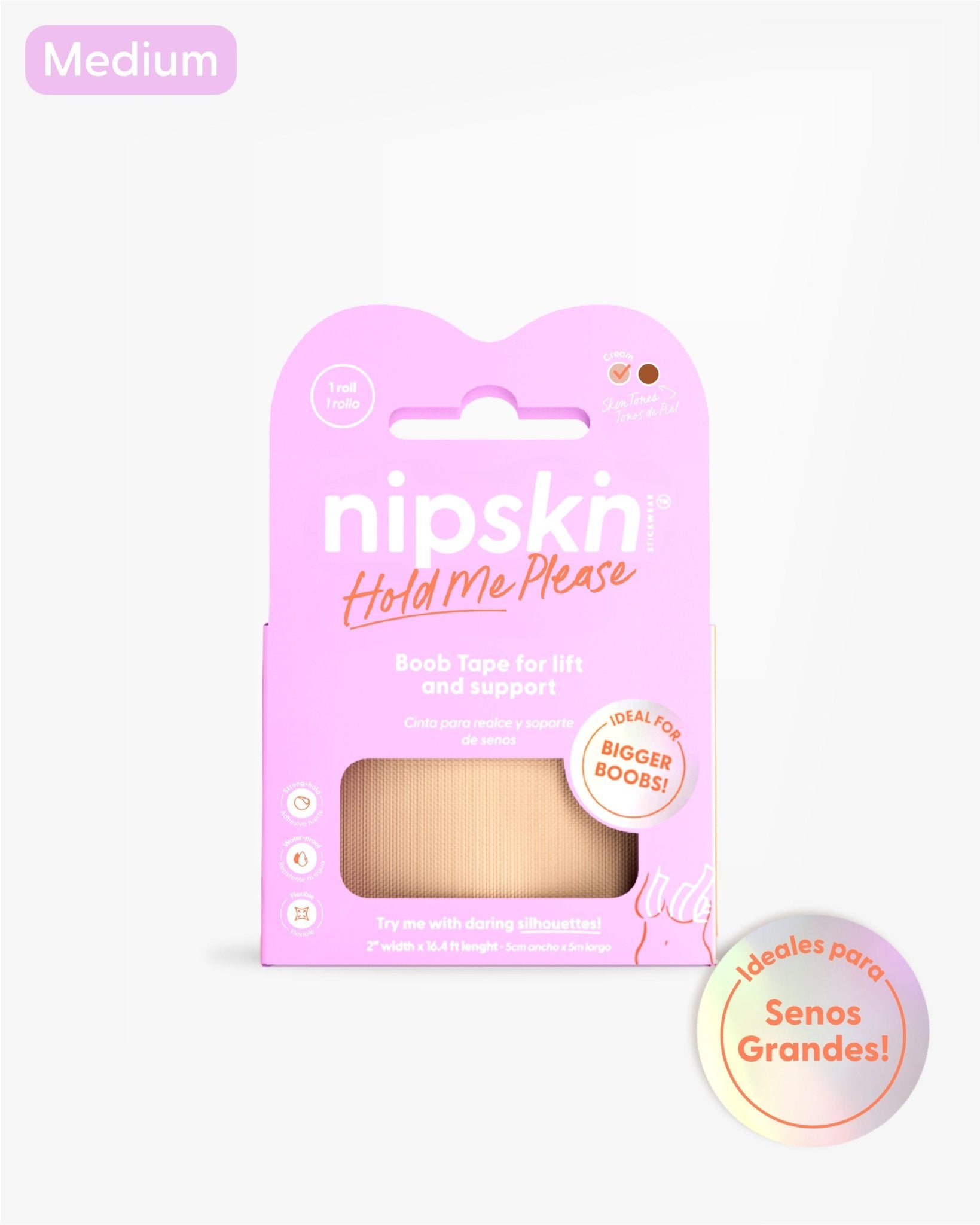 Hold Me Please M - Boob Tape Mediana - Nipskin CR