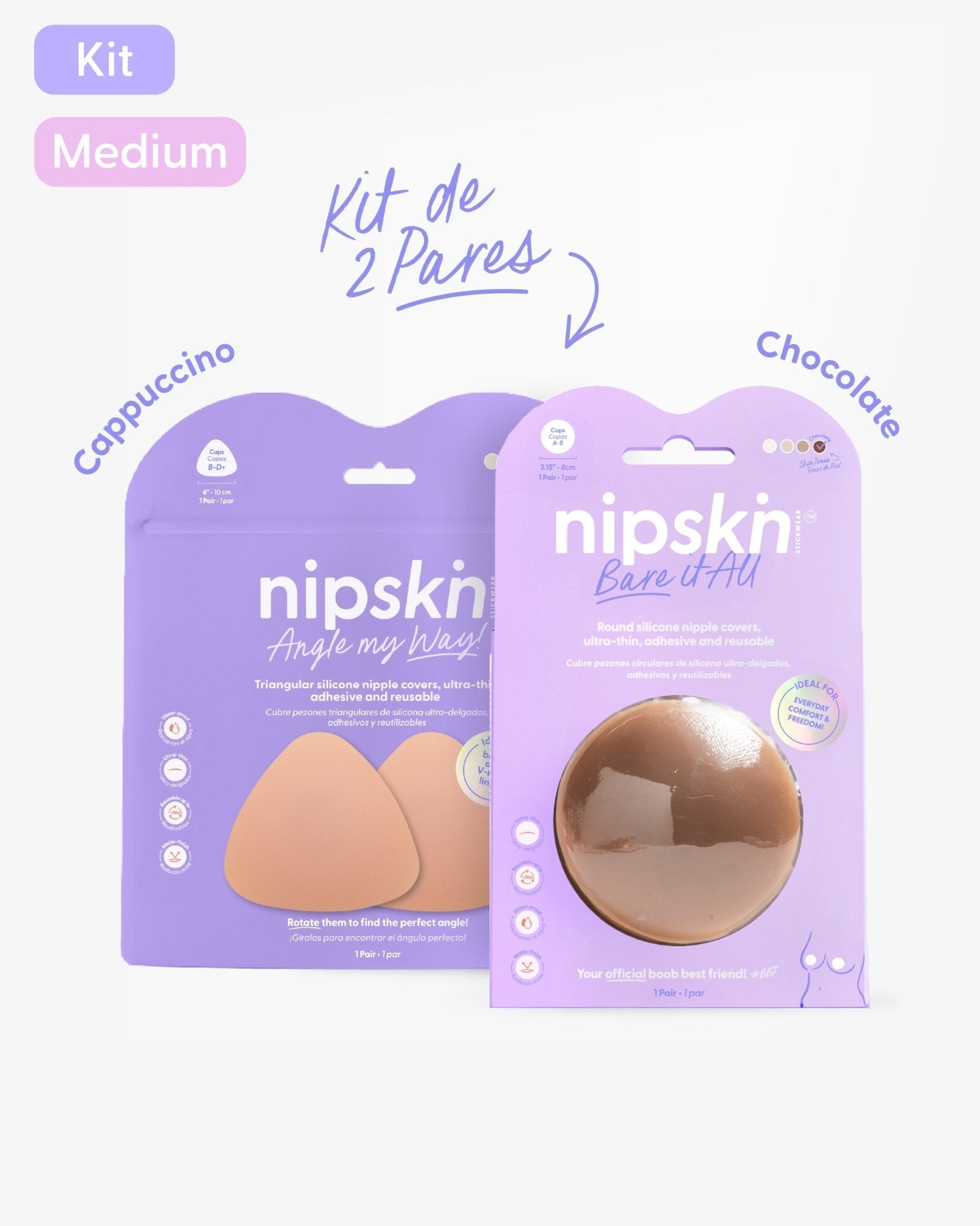 Cubrepezones de Silicona - Nipskin®