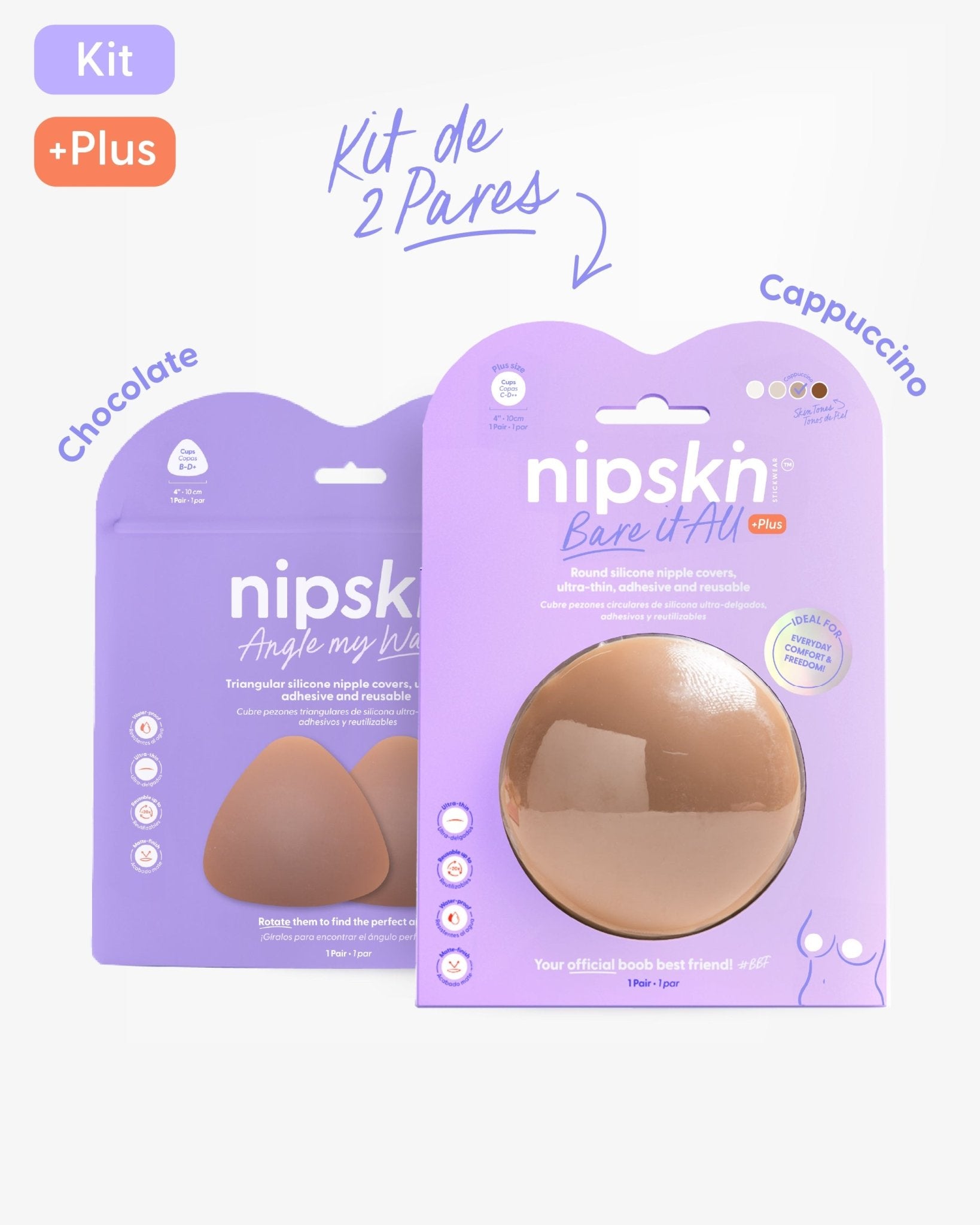 Cubrepezones de Silicona - Nipskin®