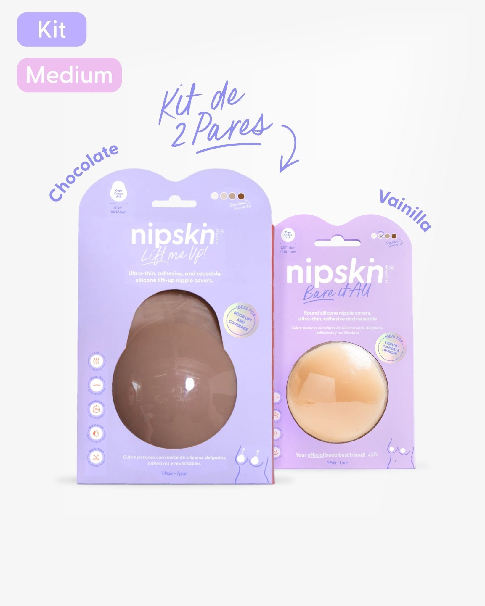 KIT Best Kept Secrets - Lift Me Up + Bare it All - Nipskin CR