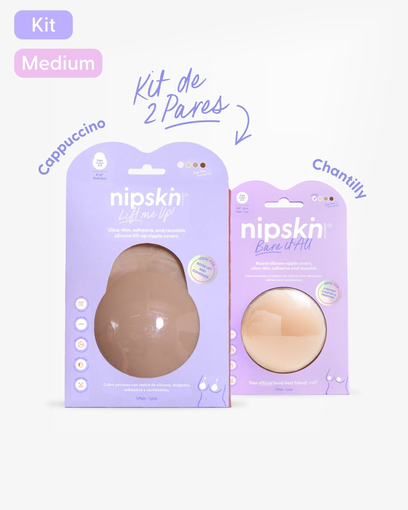 KIT Best Kept Secrets - Lift Me Up + Bare it All - Nipskin CR