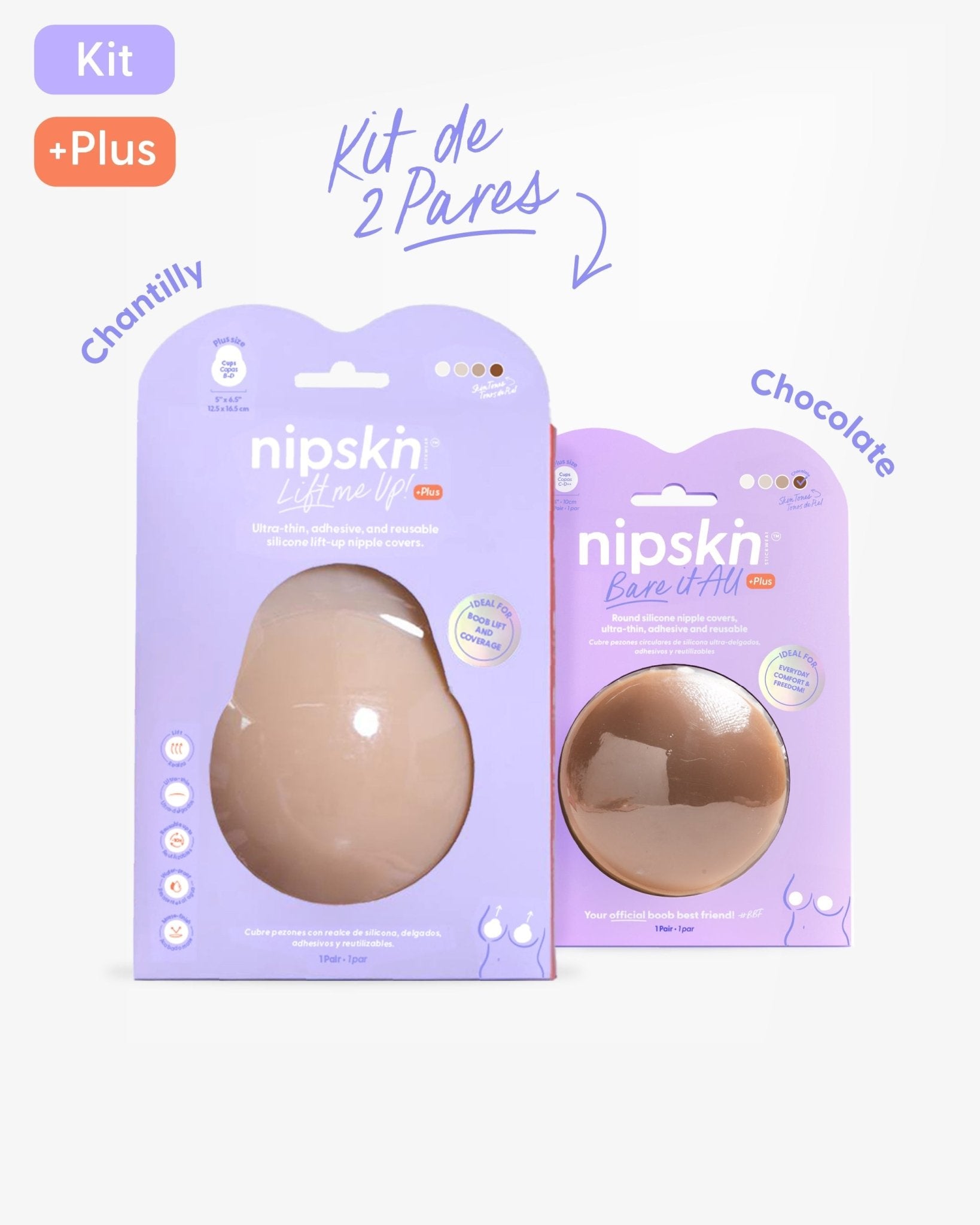 KIT Best Kept Secrets - Lift Me Up + Bare it All - Nipskin CR