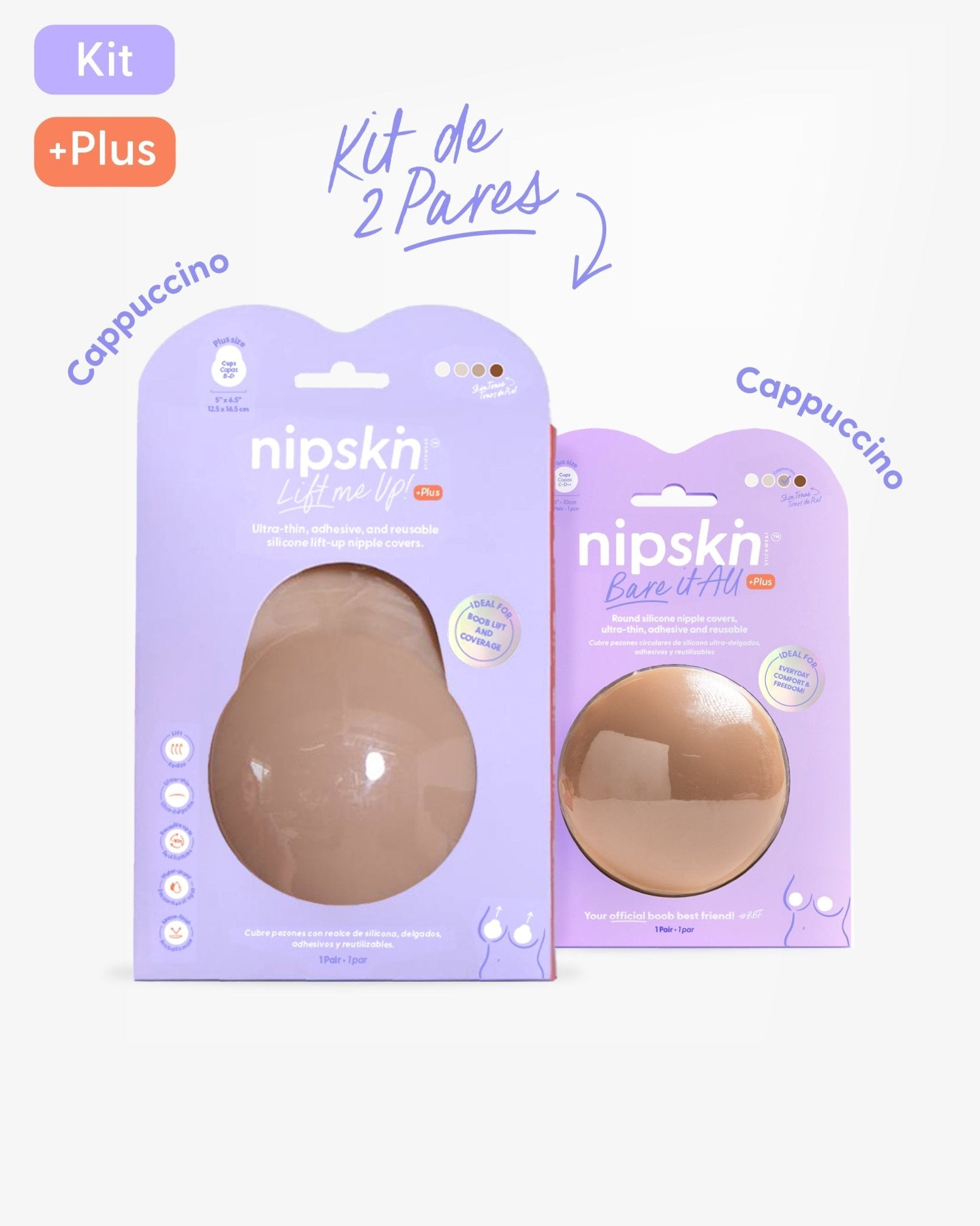 KIT Best Kept Secrets - Lift Me Up + Bare it All - Nipskin CR