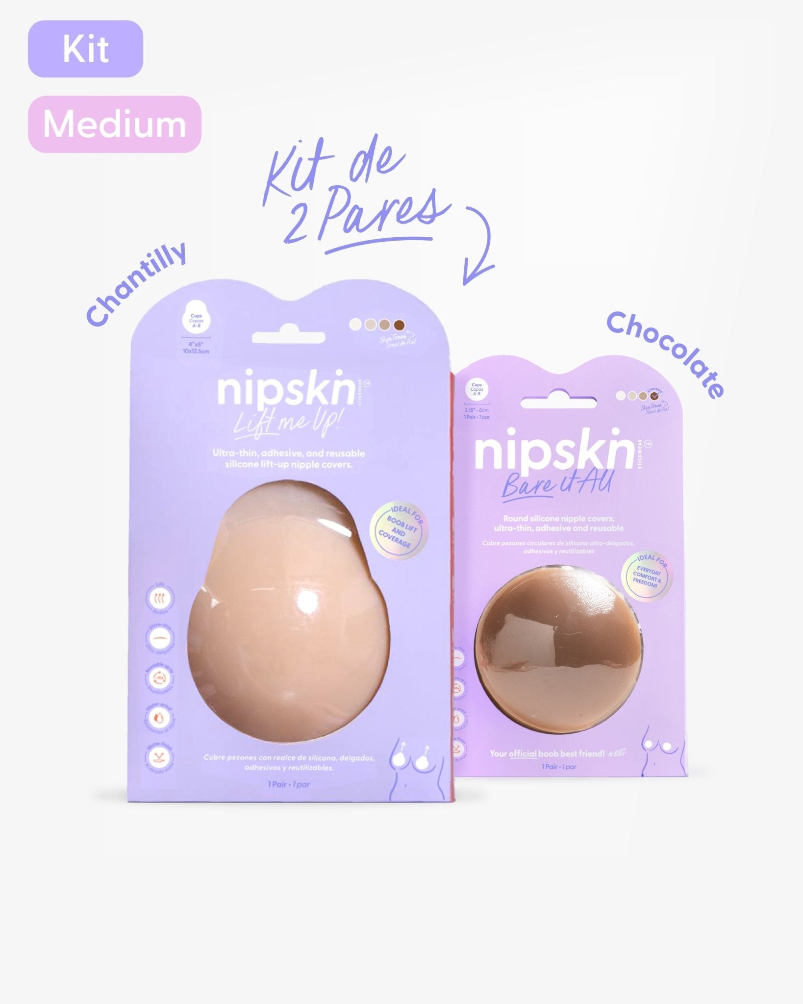 KIT Best Kept Secrets - Lift Me Up + Bare it All - Nipskin CR