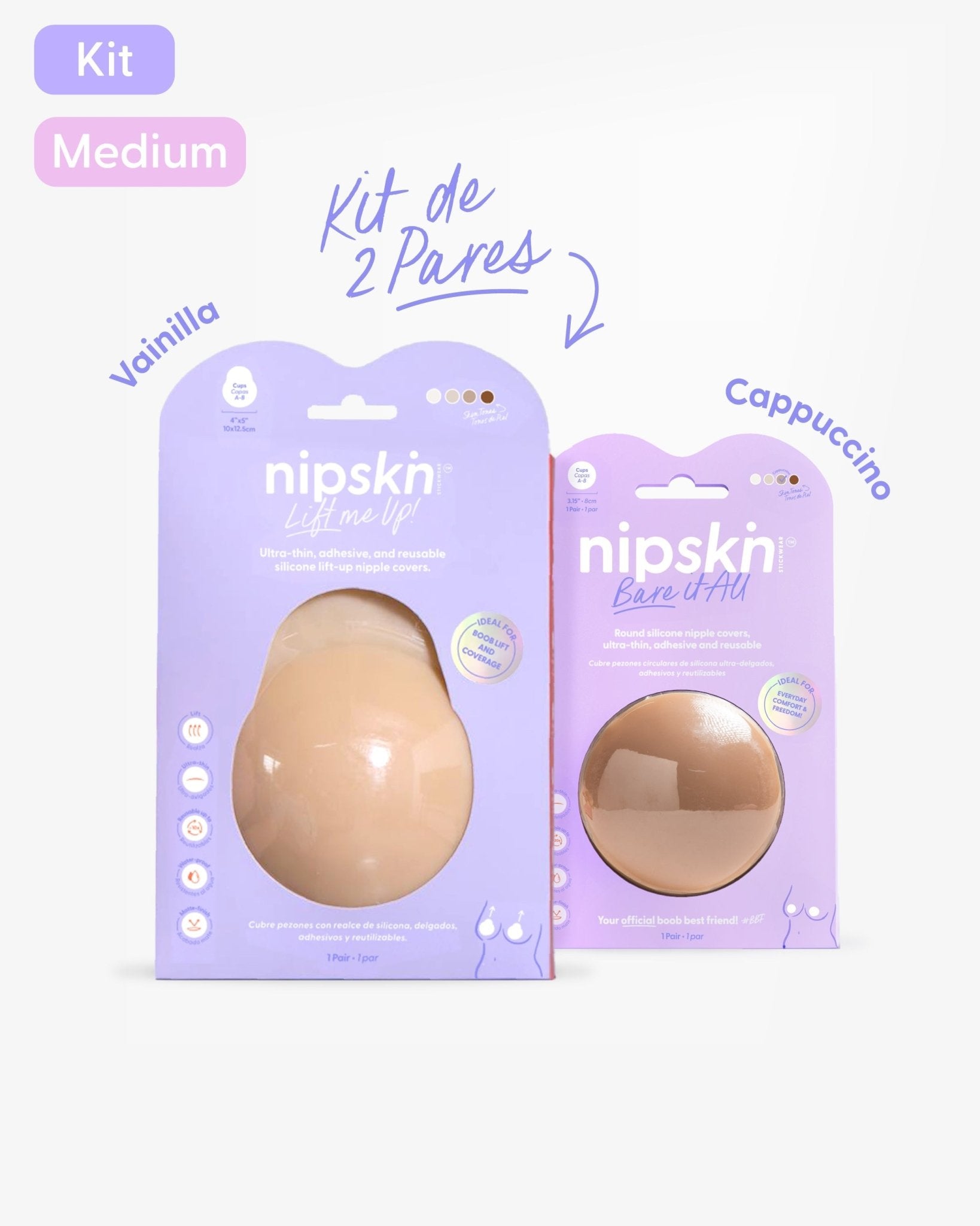 KIT Best Kept Secrets - Lift Me Up + Bare it All - Nipskin CR