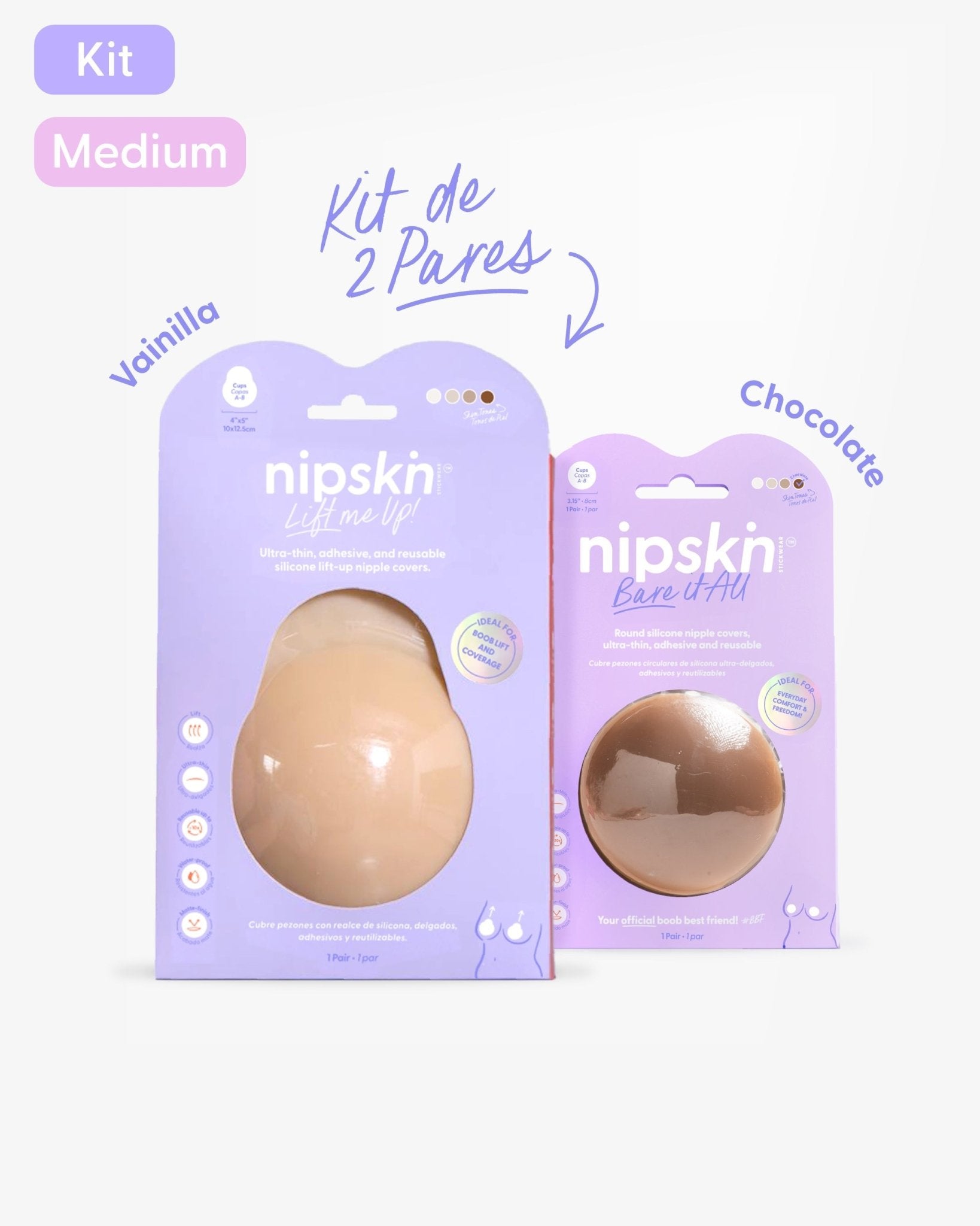 KIT Best Kept Secrets - Lift Me Up + Bare it All - Nipskin CR